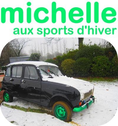 Michelle aux sports d`hiver